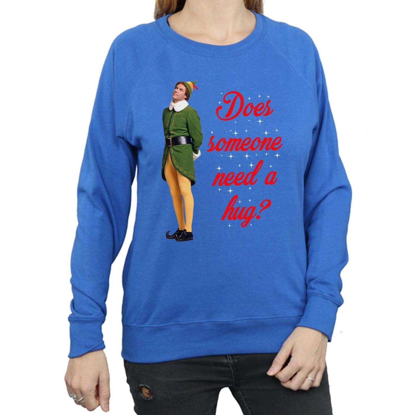Elf Does Someone Need A Hug Sweatshirt  