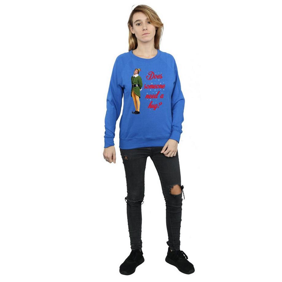 Elf Does Someone Need A Hug Sweatshirt  