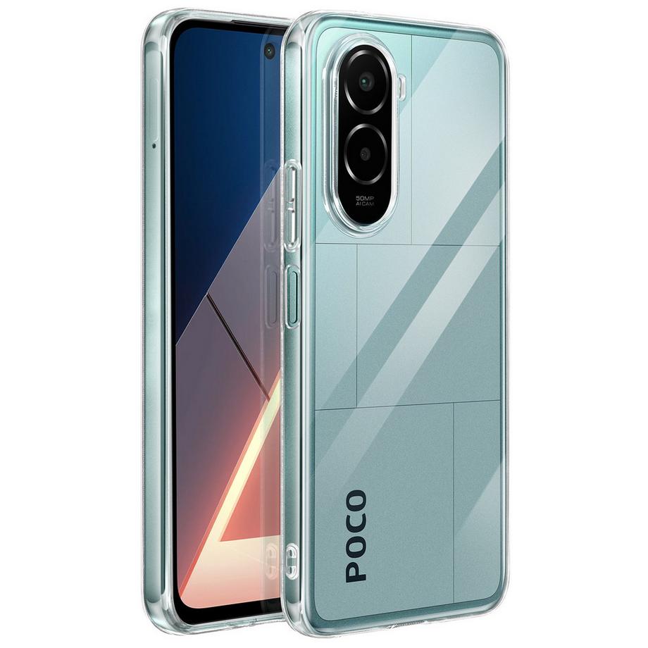 Avizar  Custodia in silicone per Xiaomi Poco M7 4G Protezione morbida e sottile 