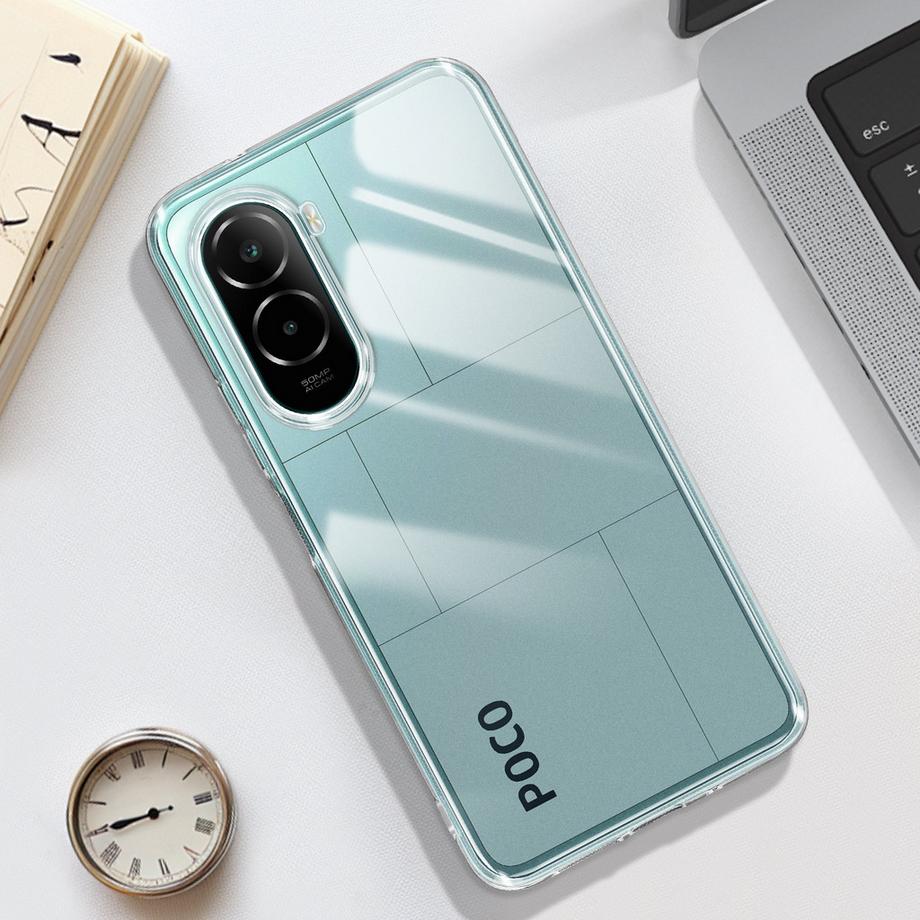Avizar  Custodia in silicone per Xiaomi Poco M7 4G Protezione morbida e sottile 