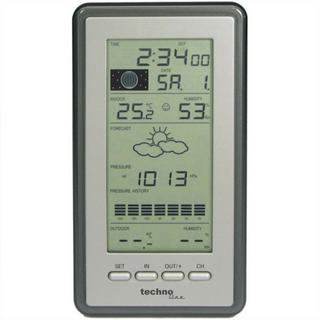 technoline Technoline WS 9040 IT stazione meteorologica digitale Nero, Argento  