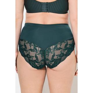 Ulla Popken Culotte Midi Dentelle Transparente Plissée Arrière  