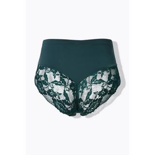 Ulla Popken Culotte Midi Dentelle Transparente Plissée Arrière  