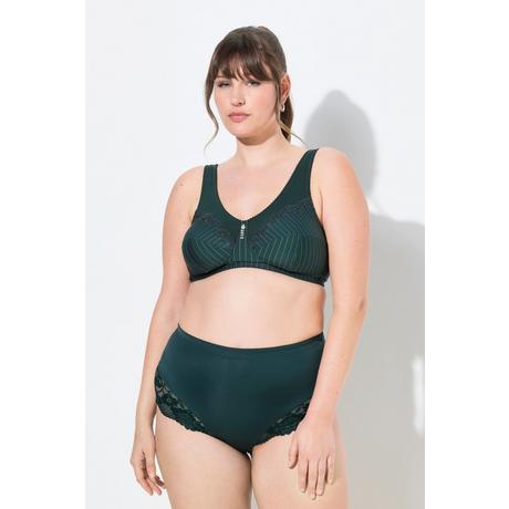 Ulla Popken Culotte Midi Dentelle Transparente Plissée Arrière  