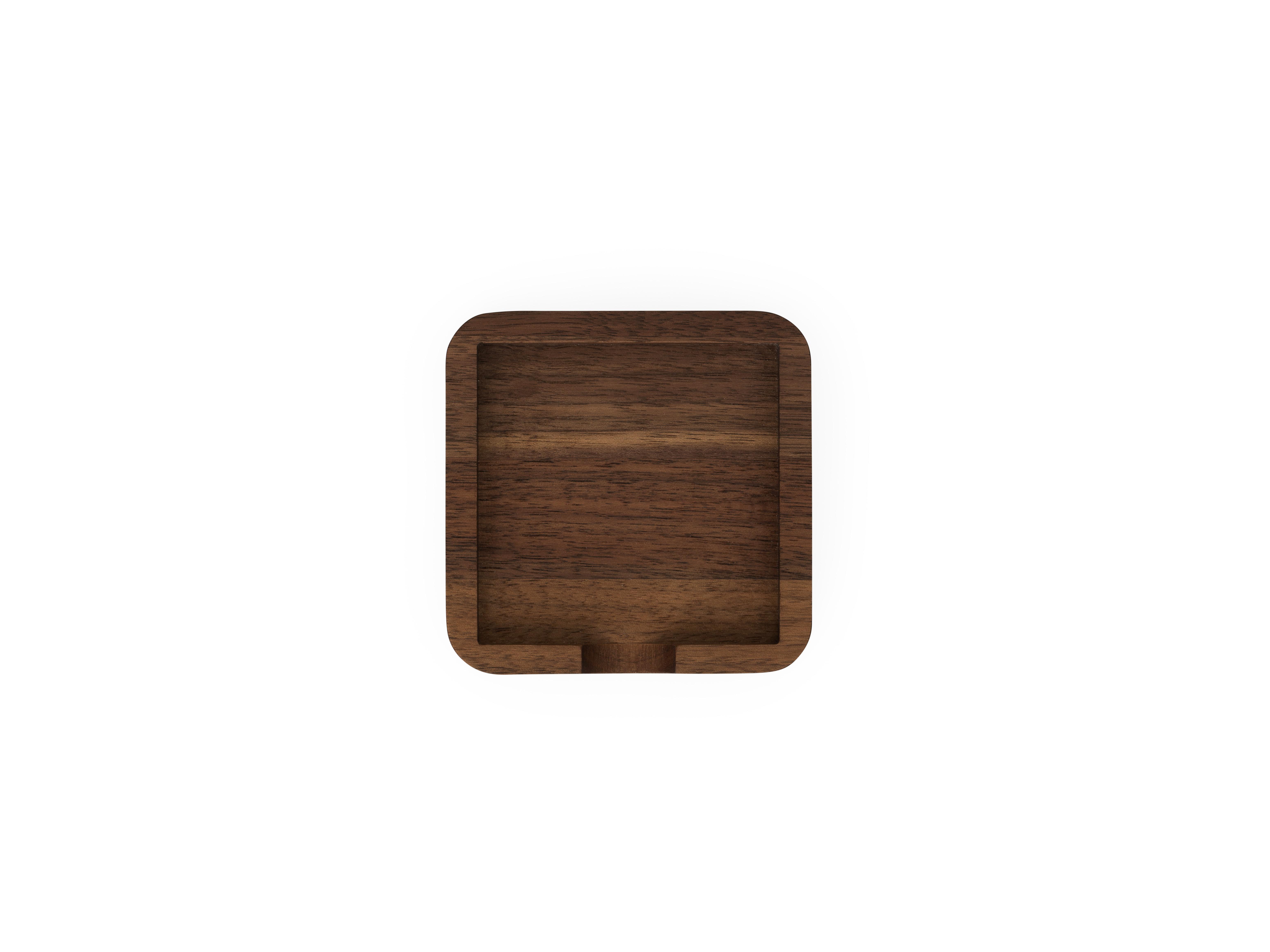 Oakywood Sticky Notes Tray (OakyBlocks) - Kleines Holztablett für Haftnotizen  