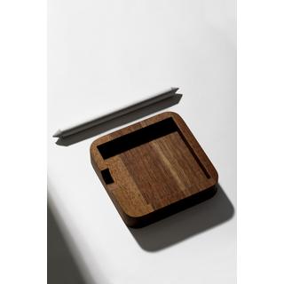 Oakywood Sticky Notes Tray (OakyBlocks) - Kleines Holztablett für Haftnotizen  