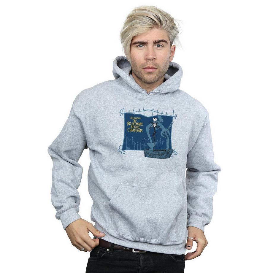 Disney Nightmare Before Christmas Jack And The Well Felpa con Cappuccio  