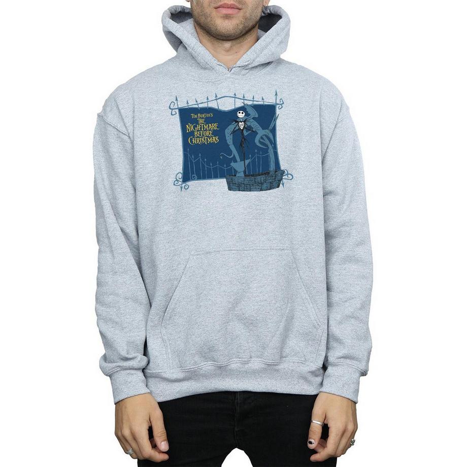 Disney Nightmare Before Christmas Jack And The Well Felpa con Cappuccio  