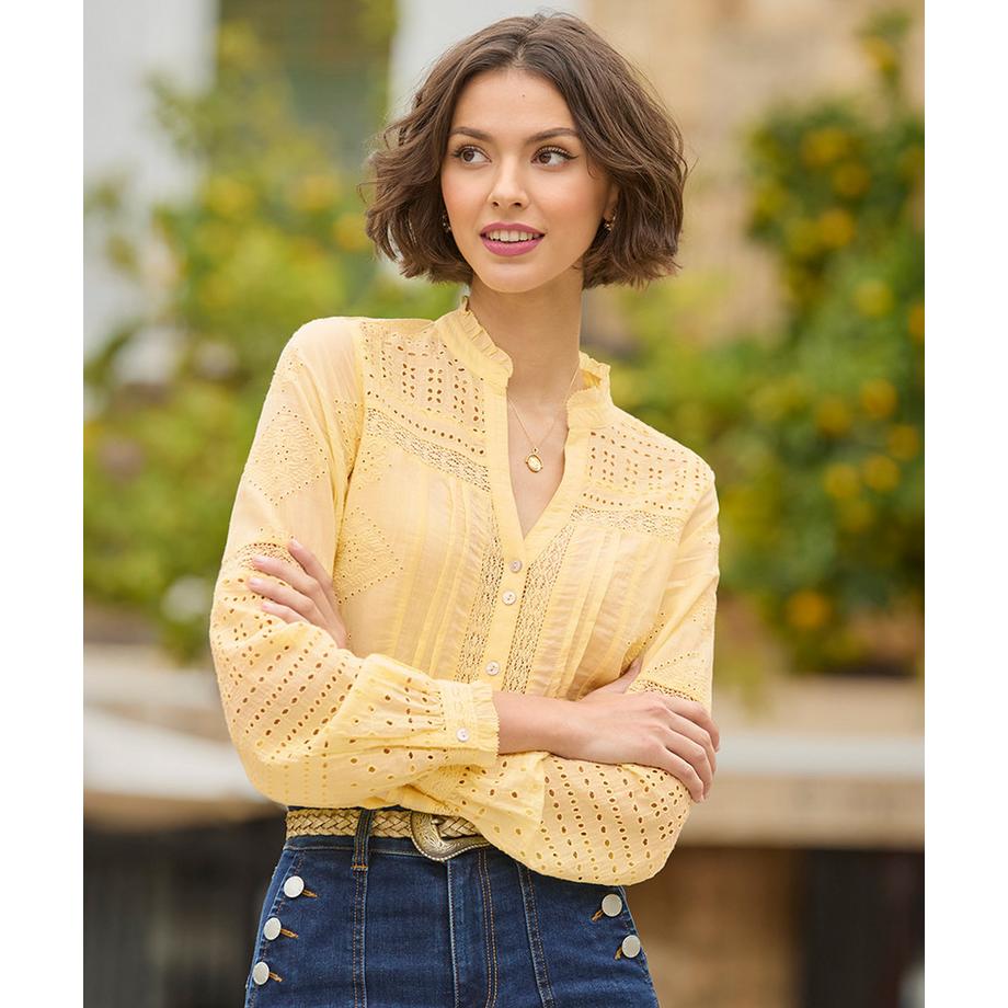 Joe Browns Vintage Broderie Detail Top  