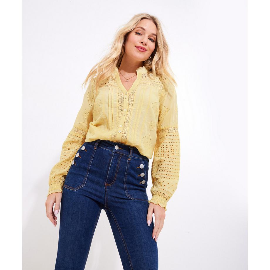 Joe Browns Vintage Broderie Detail Top  