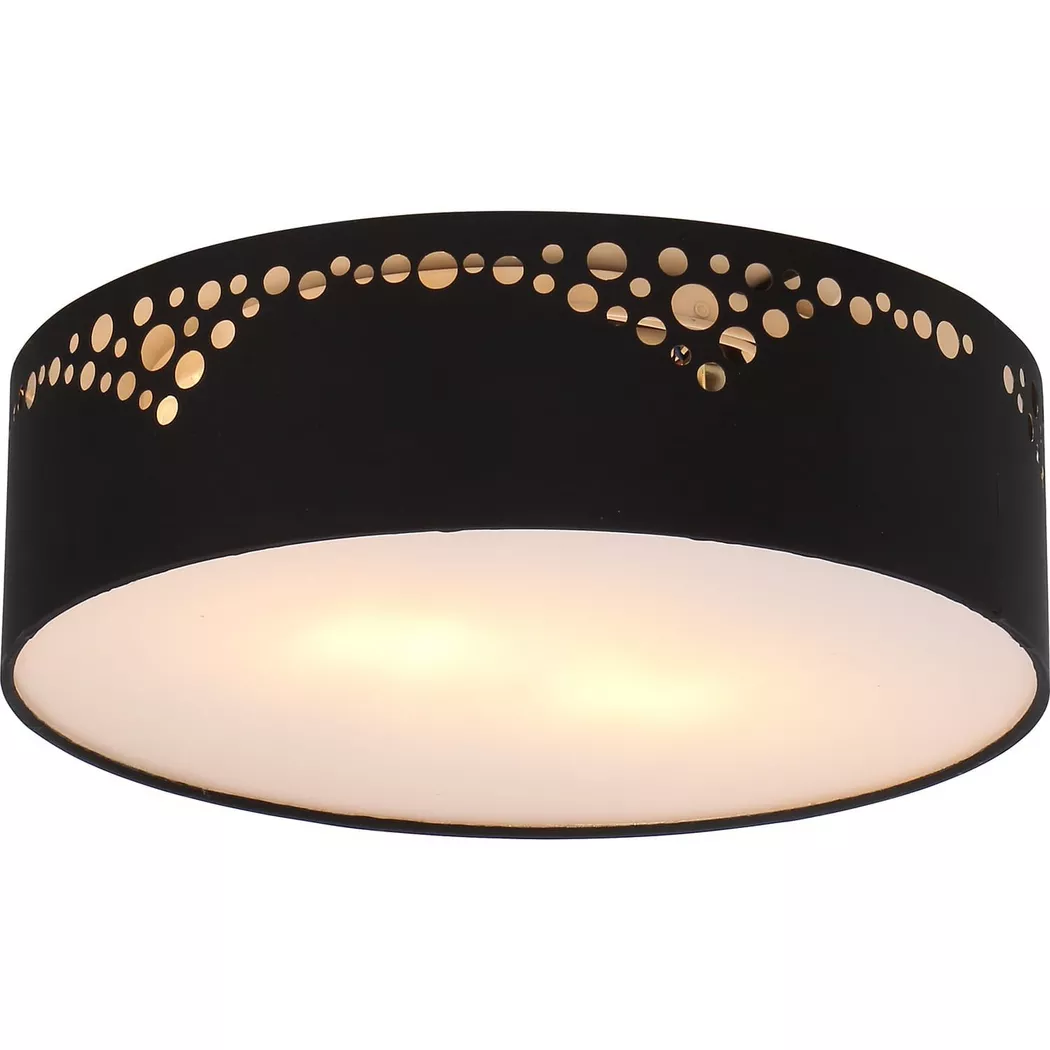 mutoni – Deckenleuchte Ingeborg Metall weiss 2xE27 LED, One Size, Schwarz