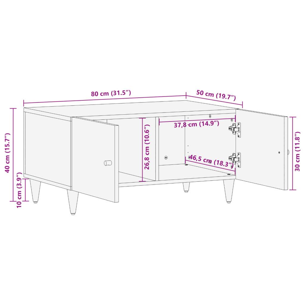 VidaXL Table basse bois  