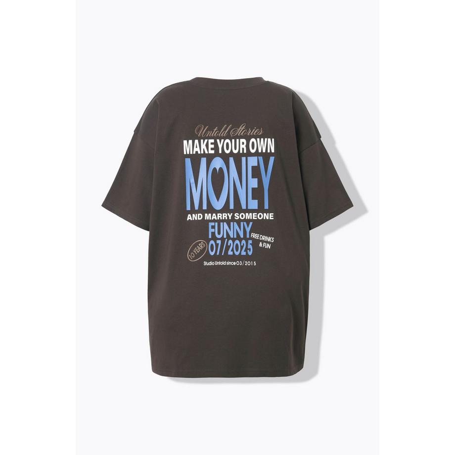 Studio Untold T-shirt oversize con stampa scritta  