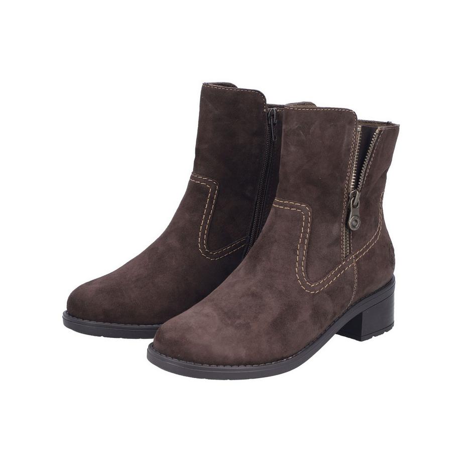 Rieker Bottines avec Fermeture Éclair Latérale  