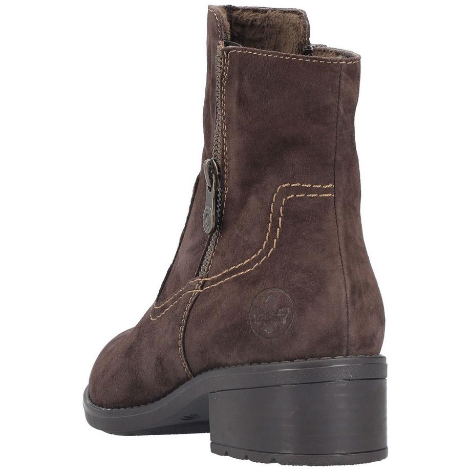 Rieker Bottines avec Fermeture Éclair Latérale  