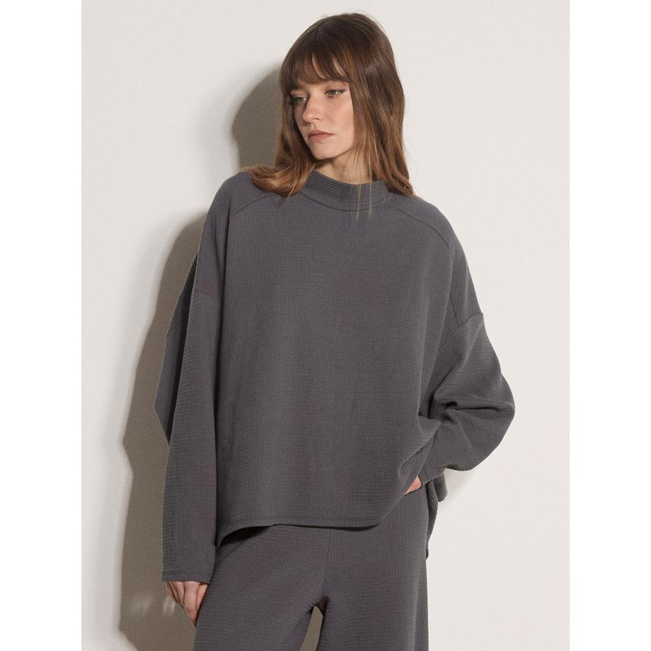 APRICOT Haut oversize en jersey gaufré  