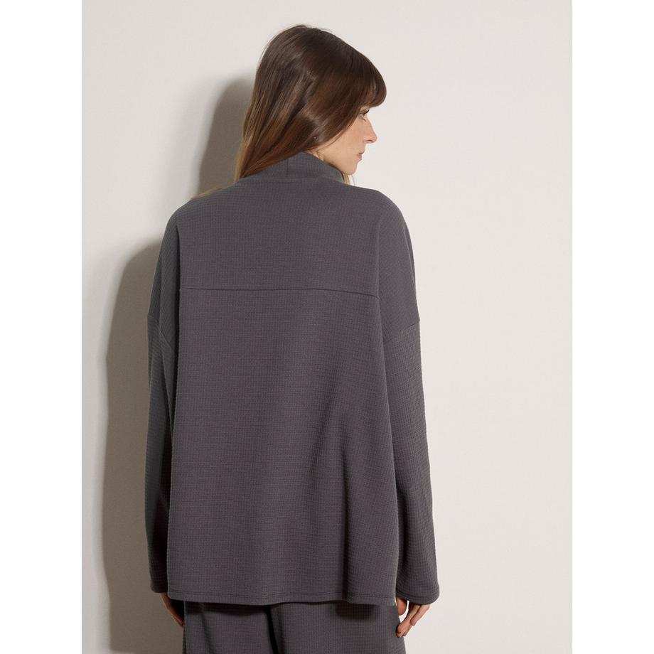 APRICOT Haut oversize en jersey gaufré  