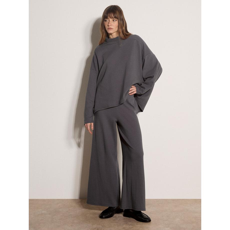 APRICOT Haut oversize en jersey gaufré  