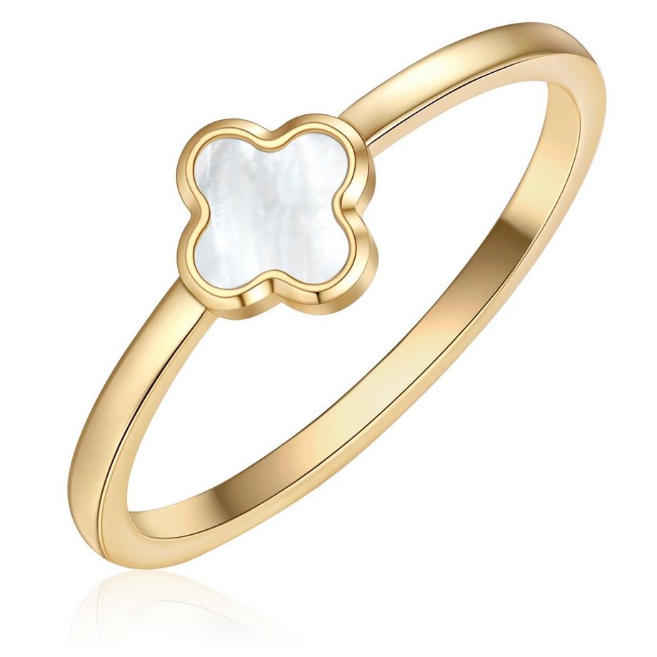 Glanzstücke München  Bague trèfle 