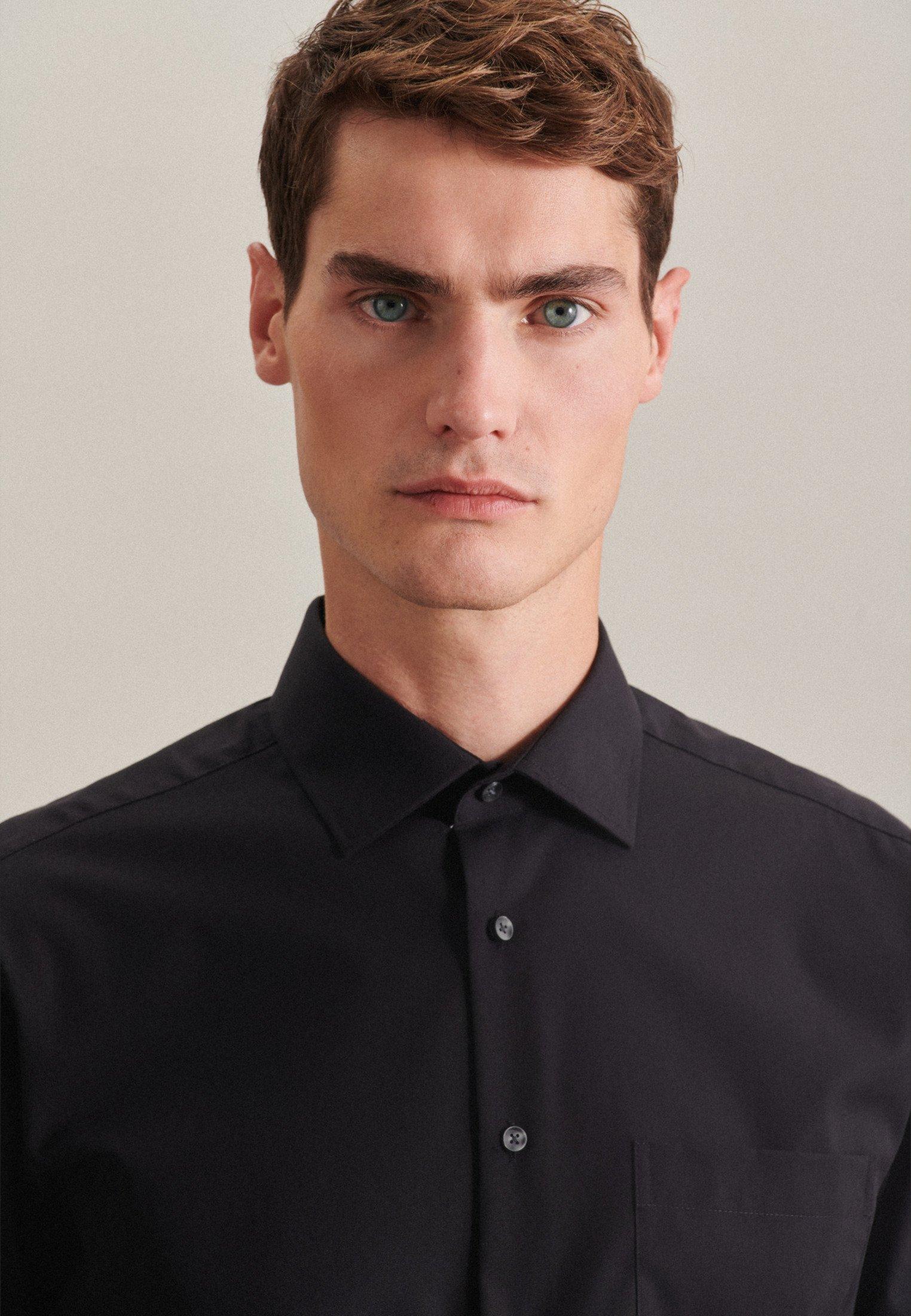 Seidensticker Chemise Business Regular Fit Manche longue Uni  