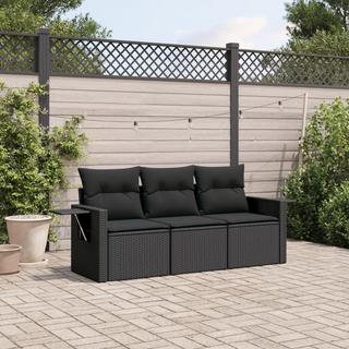 VidaXL set divano da giardino Polirattan  