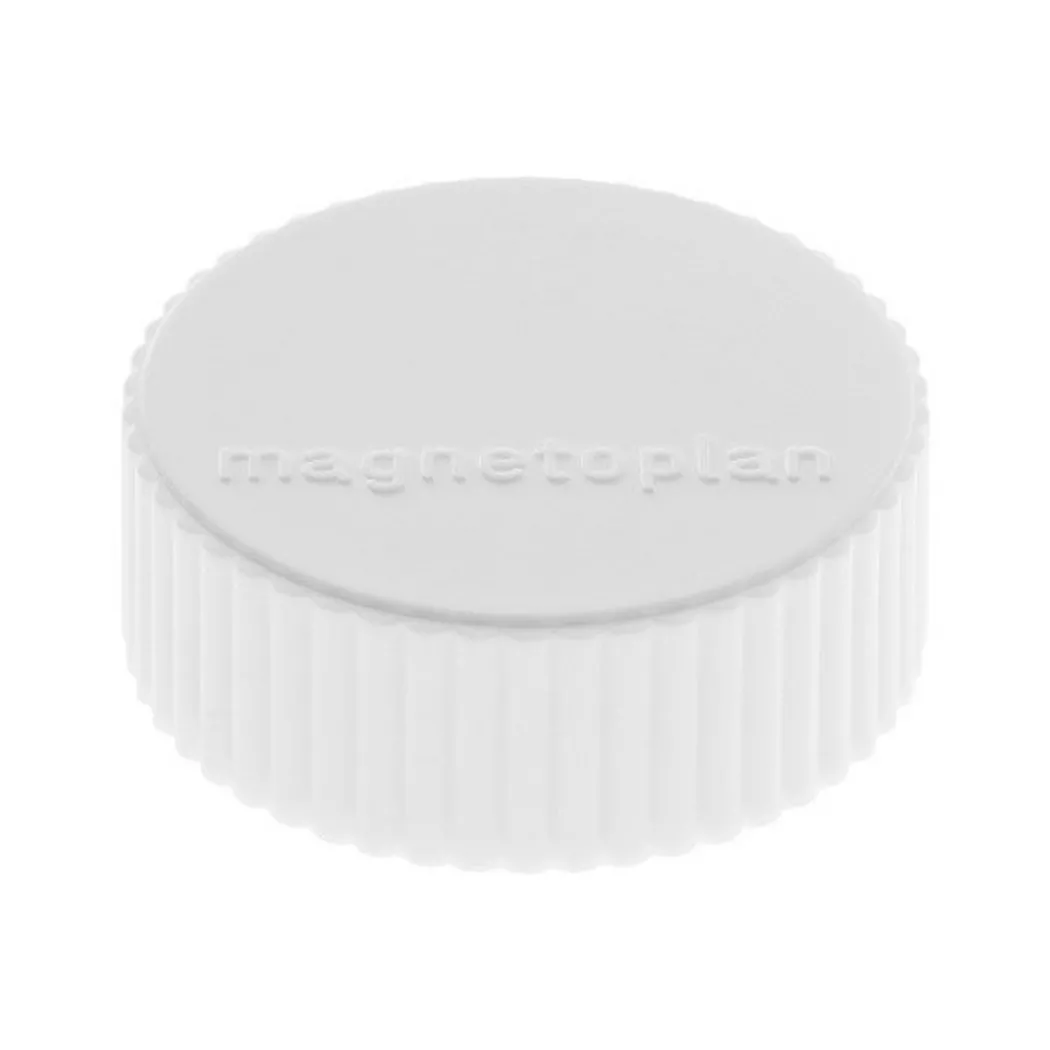 magnetoplan -  Magnet Discofix Magnum 1660000 weiss, ca. 2 kg 10 Stk.