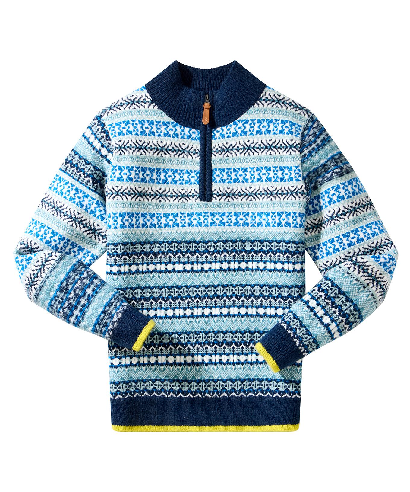 Joe Browns Pull tricoté Fair-Isle Col Montant  