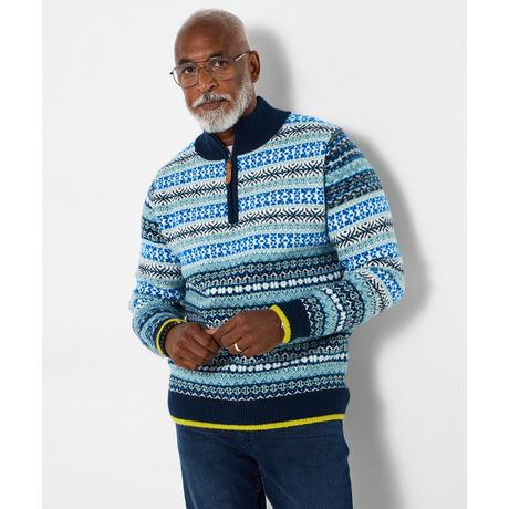 Joe Browns Pull tricoté Fair-Isle Col Montant  