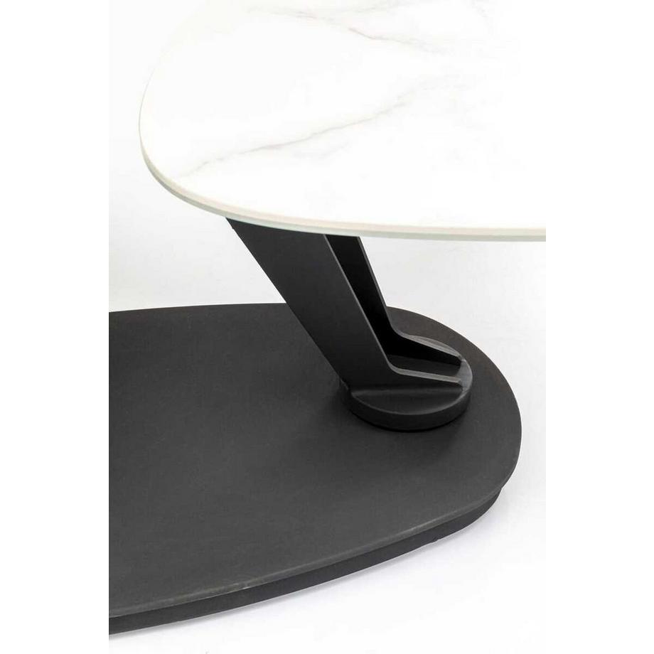 KARE Design Couchtisch Franklin weiss 150x58  