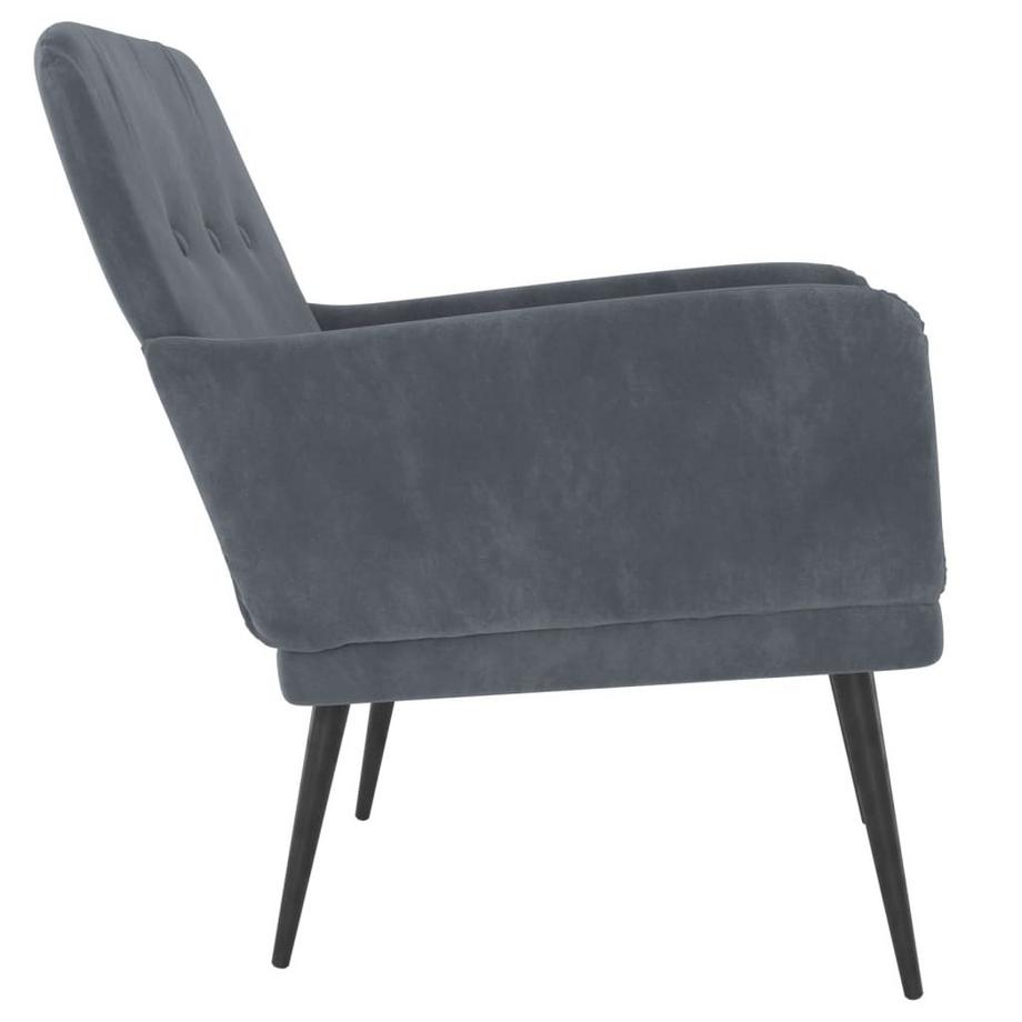 VidaXL Fauteuil velours  