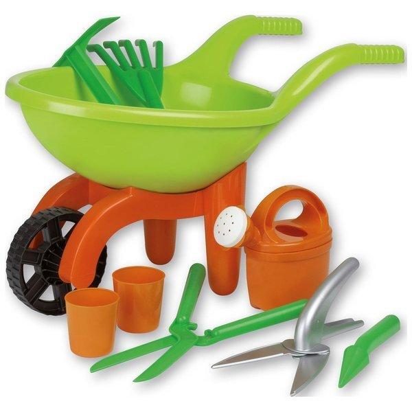 Androni  Schubkarre mit Gartenwerkzeug 
