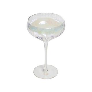 Beliani Lot de 4 coupes à champagne en Verre Rétro MORGANITE  