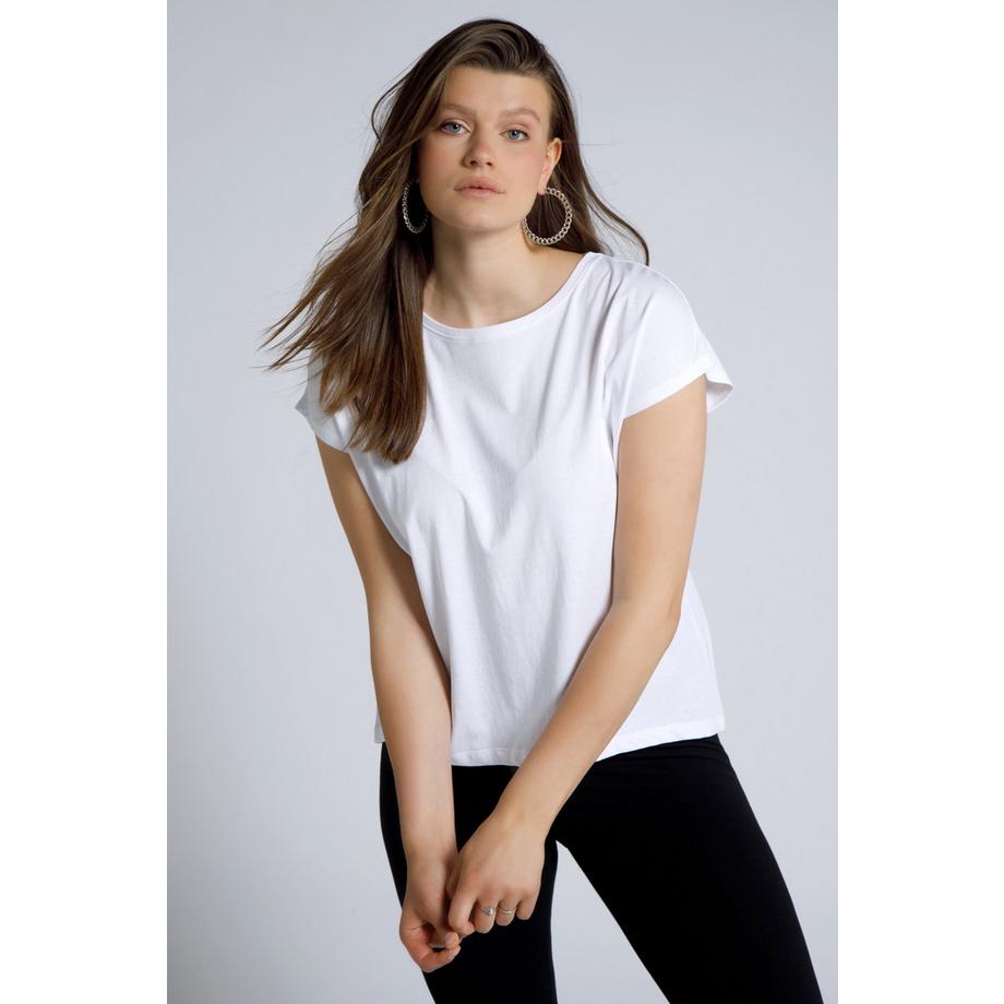 Studio Untold T-Shirt Oversize Girocollo Maniche Corte Confezione Doppia  