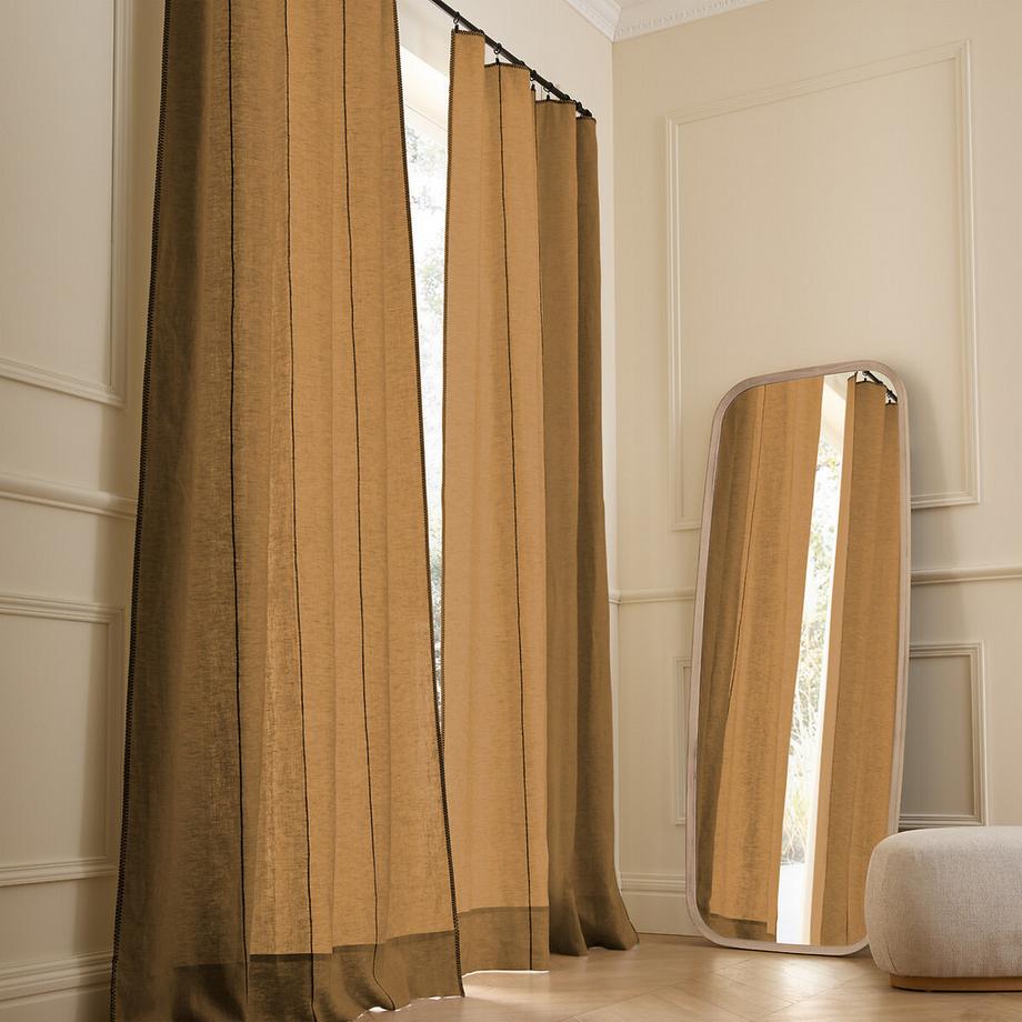 AM.PM  Rideau lin lavé 