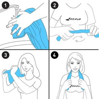 Fit Flip Airflip Towel Kühlhandtuch Mikrofaser  
