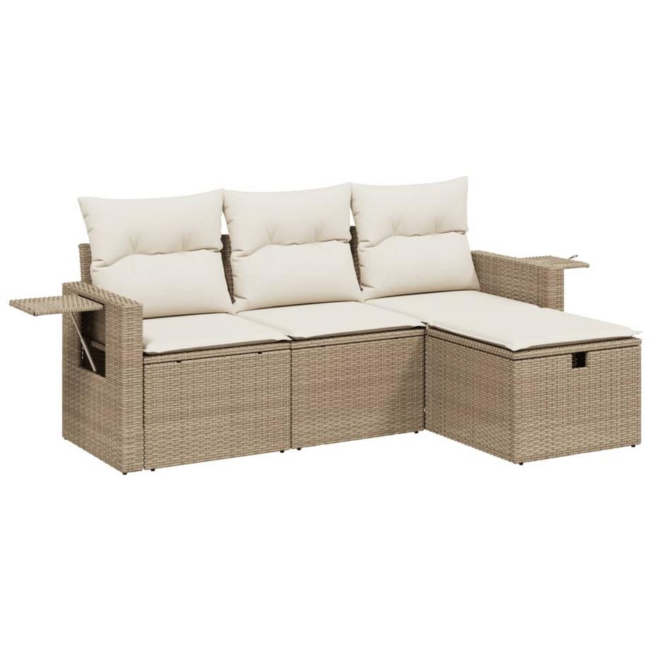 set divano da giardino Polirattan