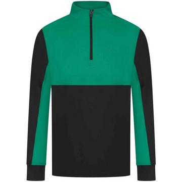 Trainingsjacke mit kurzem Reißverschluss