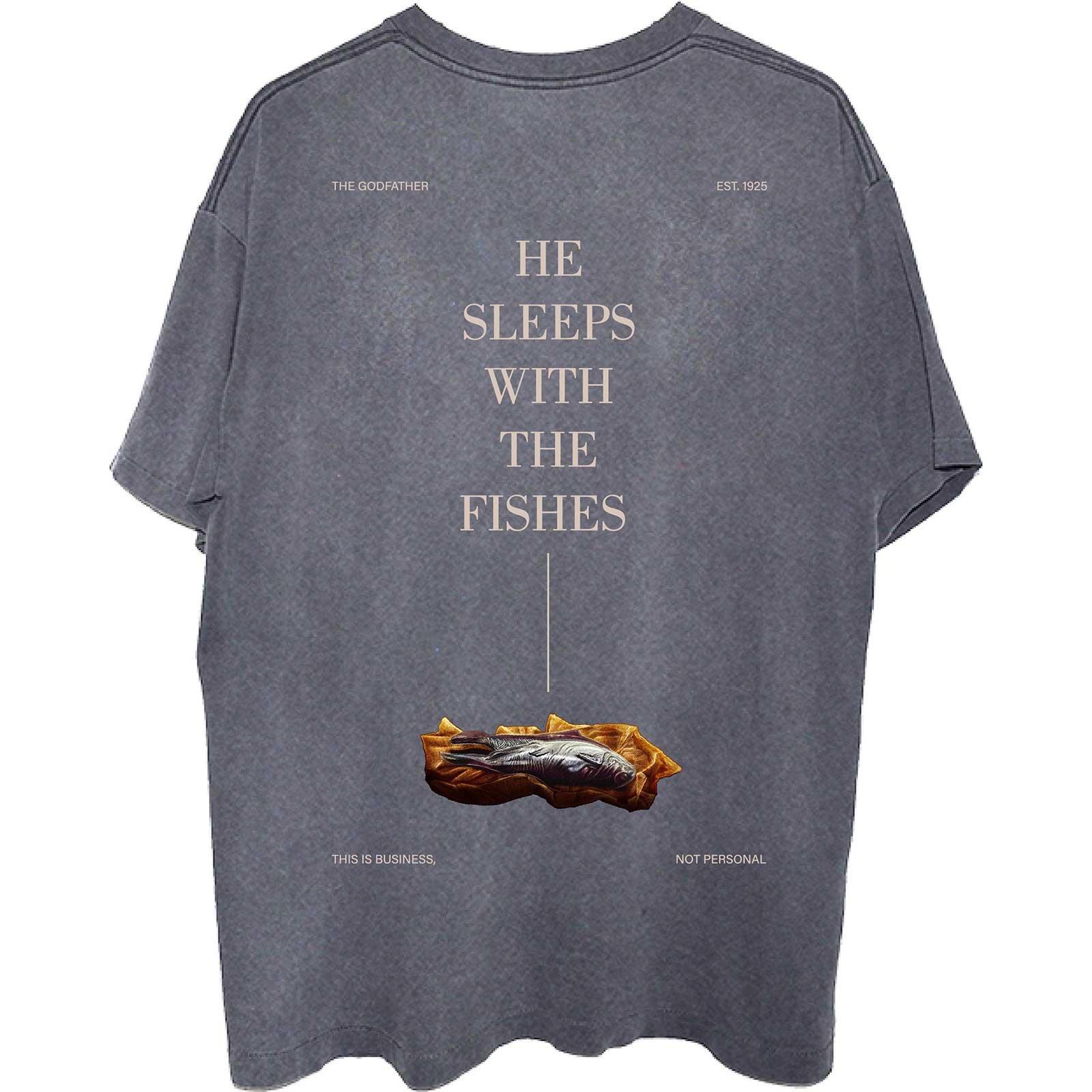 The Godfather  Tshirt SLEEPS WITH THE FISHES 