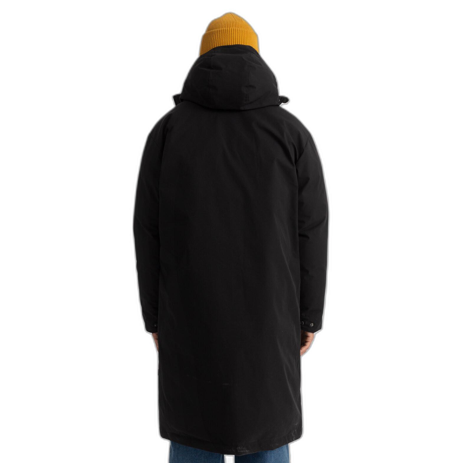 Revolution Lange windfeste Daunenjacke  