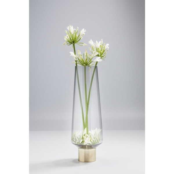 KARE Design Vase Noble Anneau Gris 40cm  