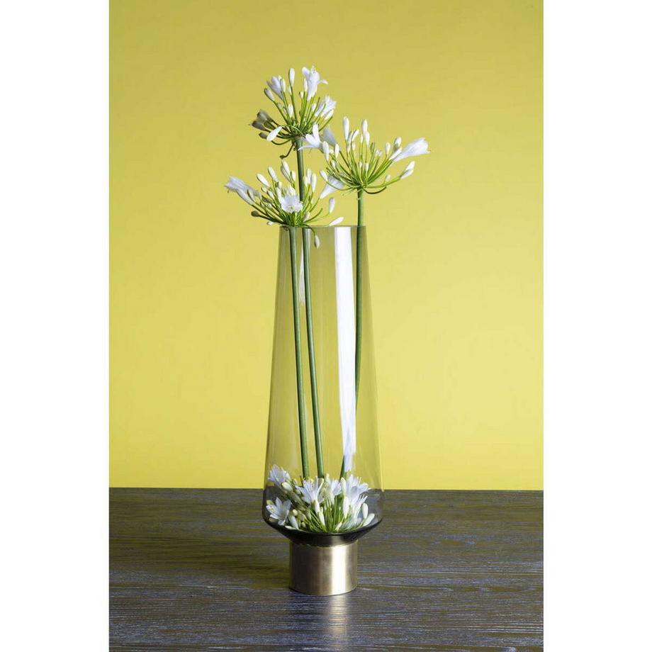 KARE Design Vase Noble Ring Grau 40cm  
