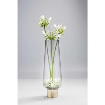 Vase Noble Ring Grau 40cm