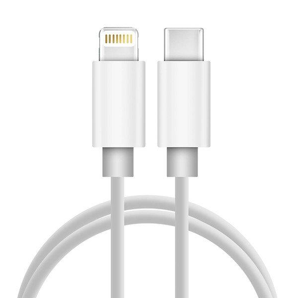 Avizar  Câble USB-C vers Lightning Blanc 1m 