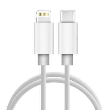 Câble USB-C vers Lightning Blanc 1m