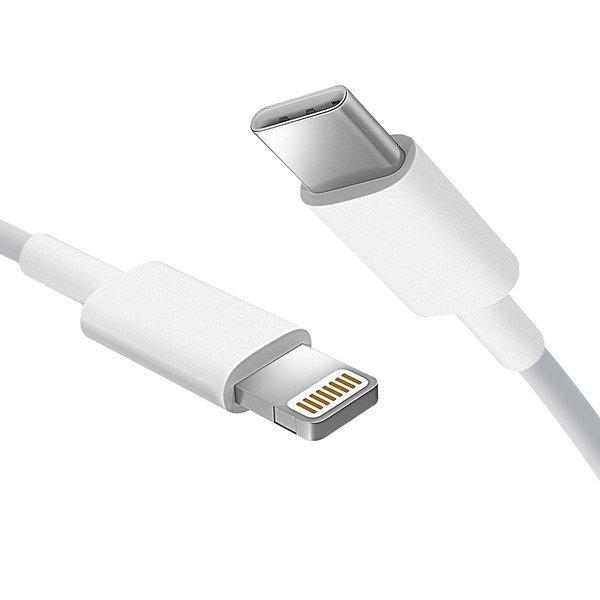 Avizar  Câble USB-C vers Lightning Blanc 1m 