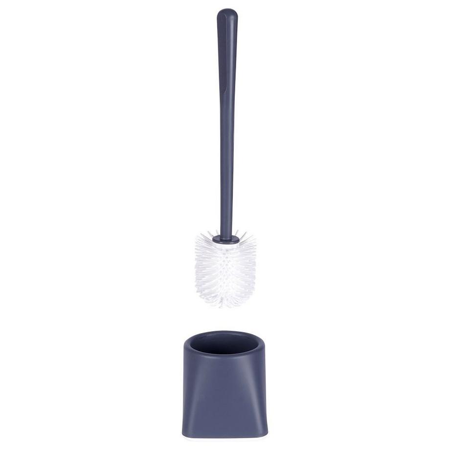 Bathroom Solutions  Brosse de toilette avec récipient en graphite, design simple 