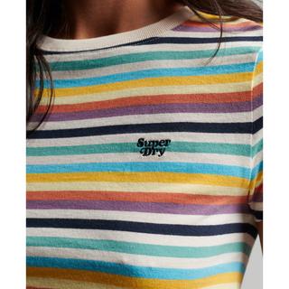 Superdry  t-shirt court rayé fille vintage 