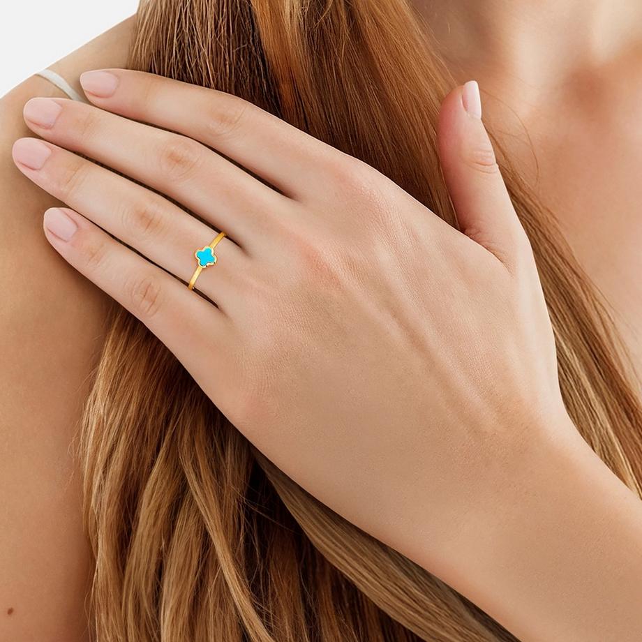 Glanzstücke München  Bague trèfle 