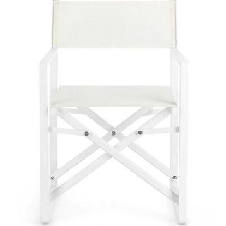 mutoni Chaise de metteur en scène Konnor blanc  