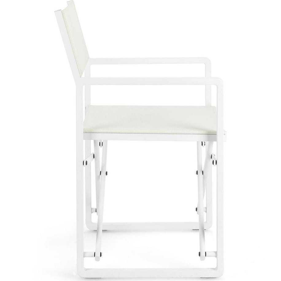 mutoni Chaise de metteur en scène Konnor blanc  